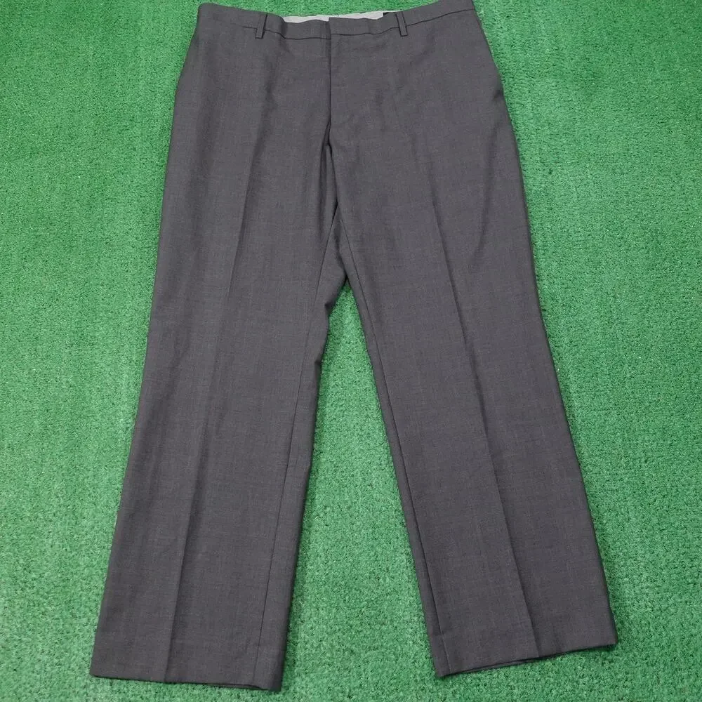 Banana Republic Pants Mens 36x30 Gray Classic Fit Dress Pants Flat Front‎ Wool